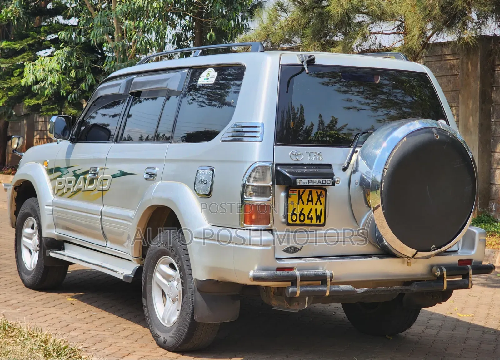 Toyota Land Cruiser Prado 2000 Silver