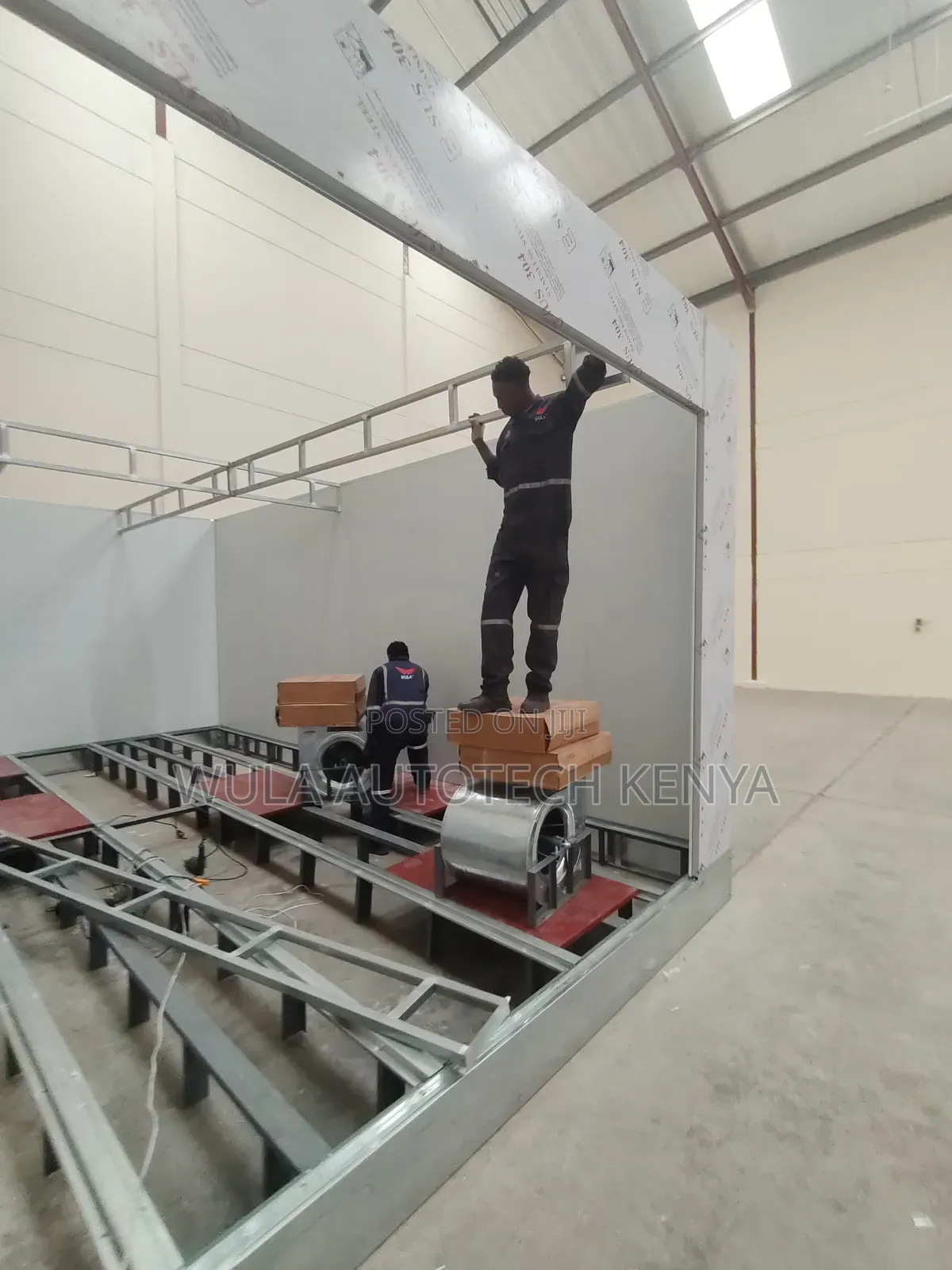 Insulated Spray Booth Structure for Controlled Working Condition Wula