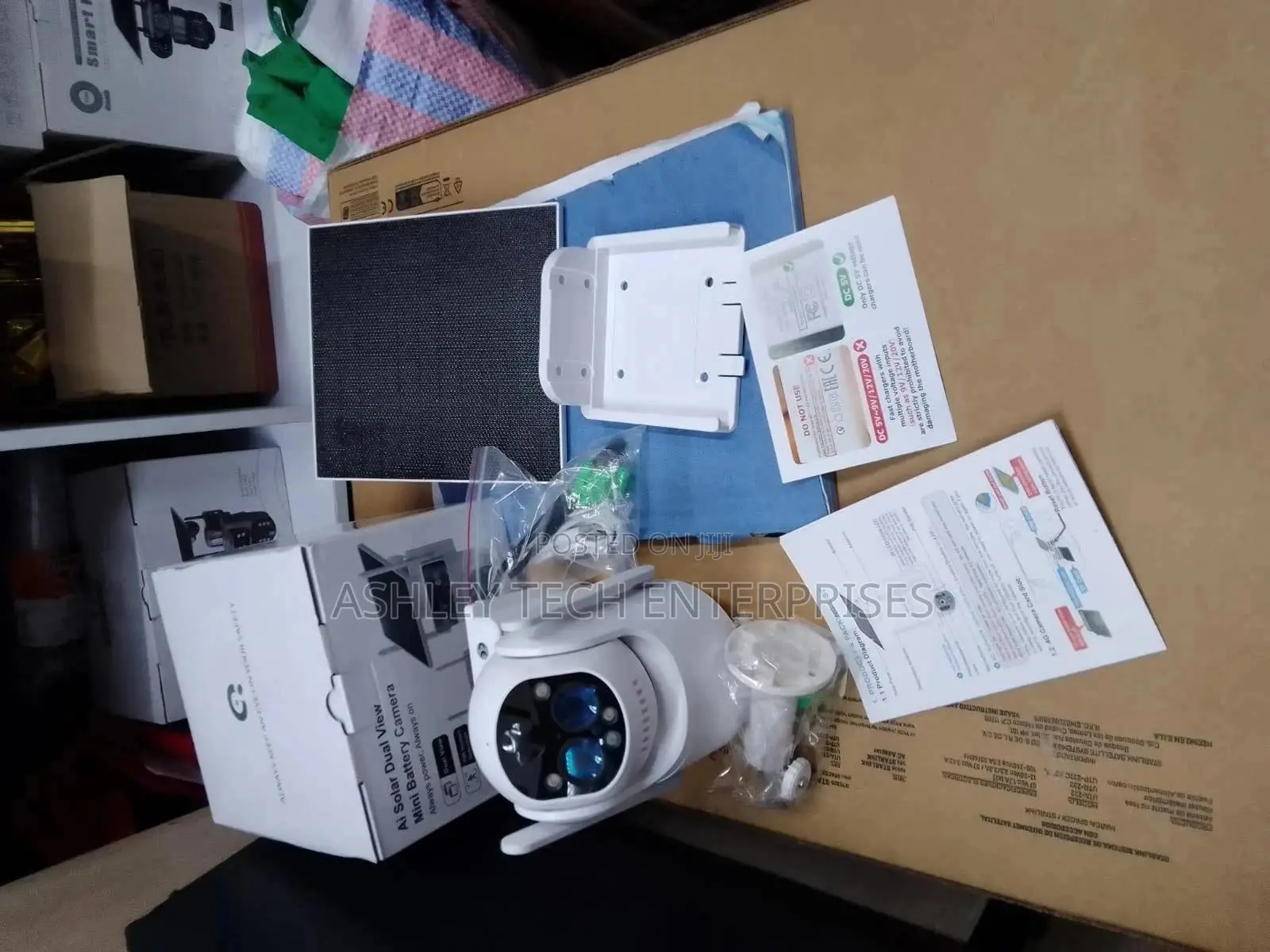 New Ubox 6MP Single Lens Solar Powered 4G PTZ Camera