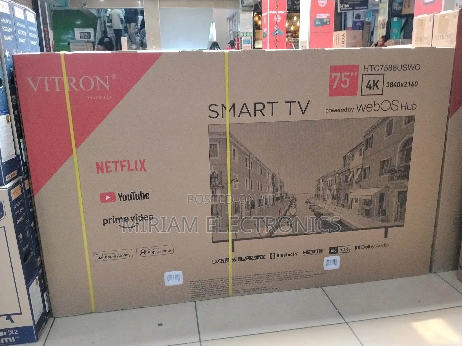 Vitron 4K 75" webOS Smart Android TV of High Quality