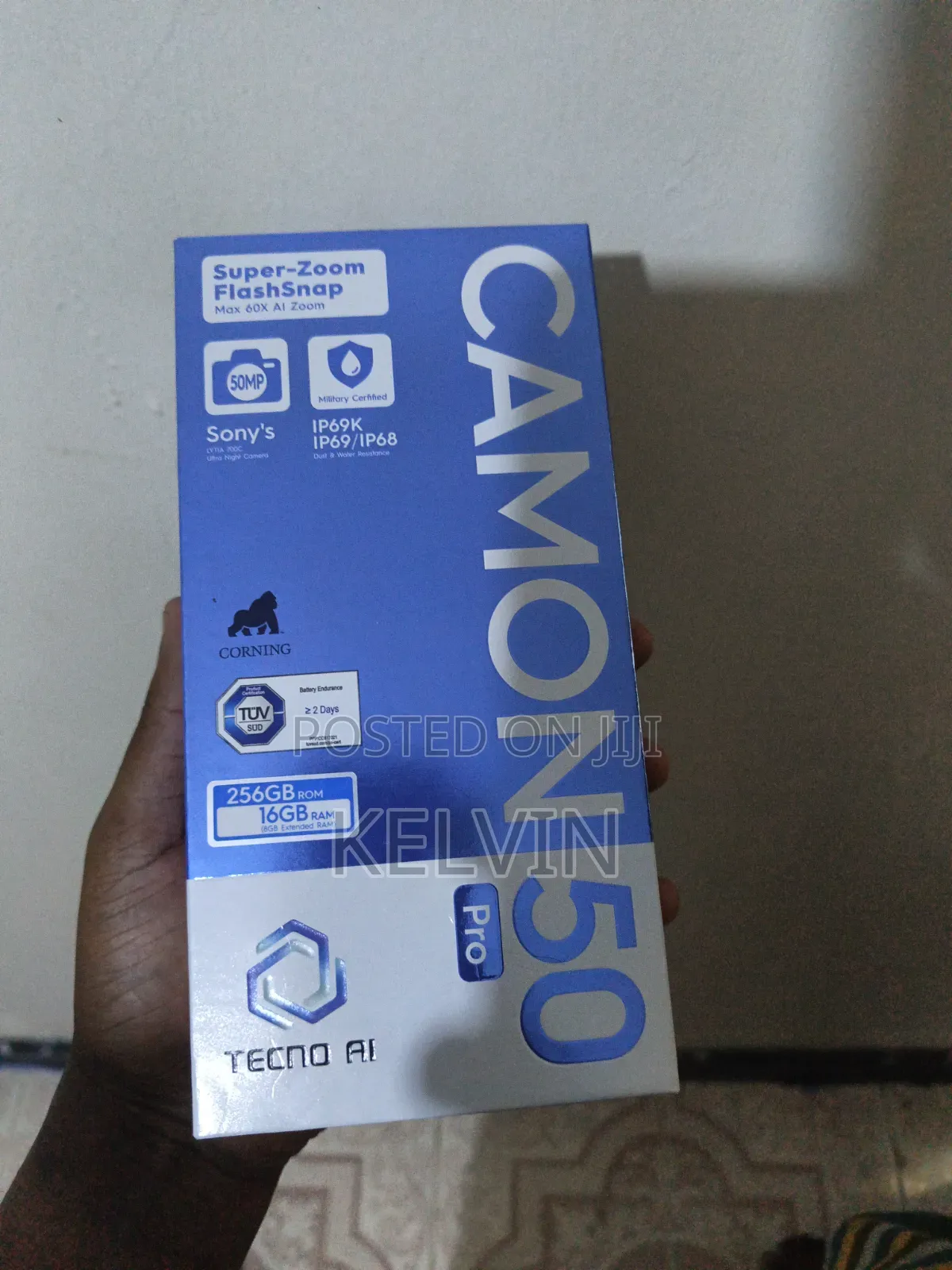 Tecno Camon 50 Pro 256 GB Gray