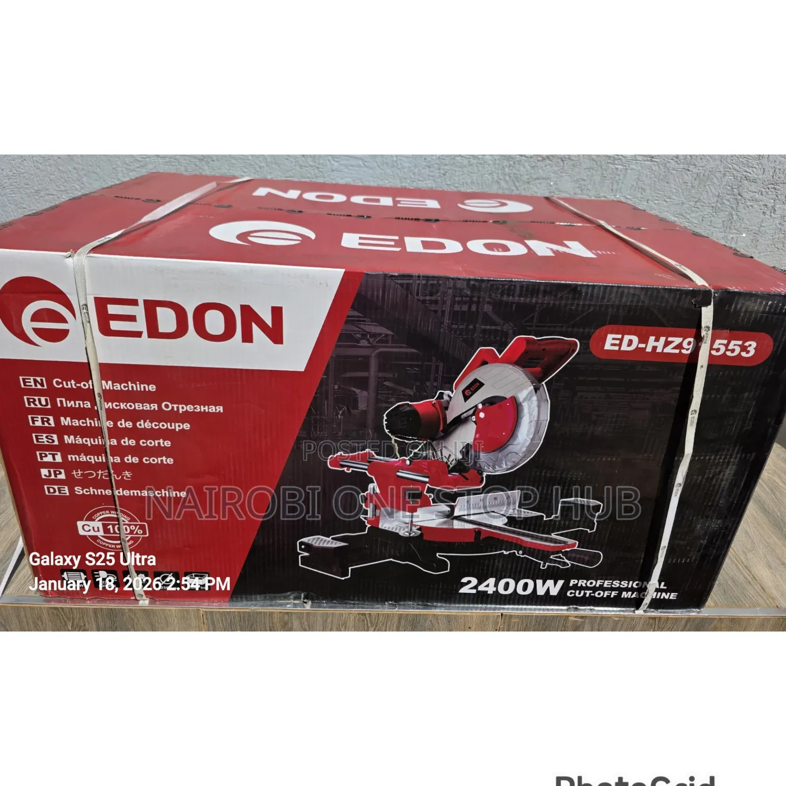 Edon Sliding Mitre Saw 2400w – Heavy Duty