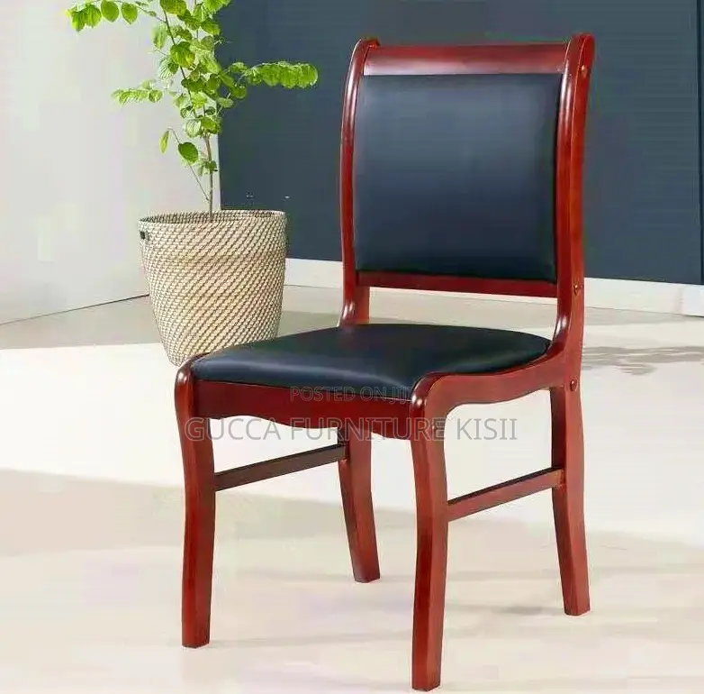 Classy Solid Wood Conference Chair