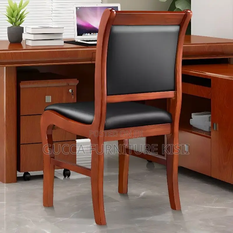Classy Solid Wood Conference Chair