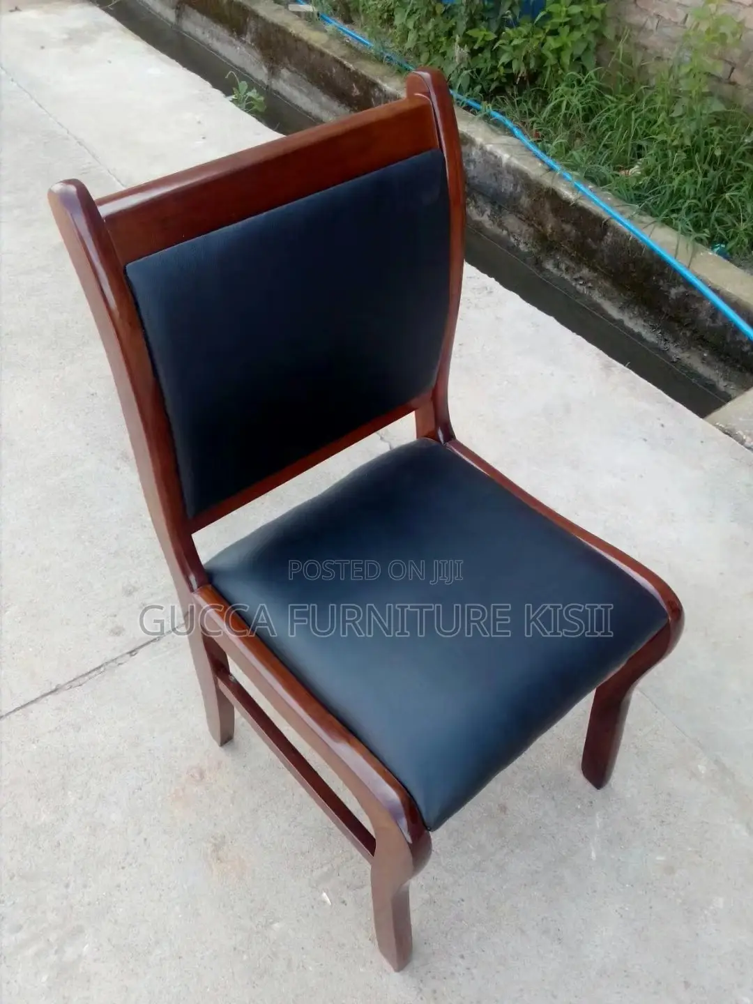 Classy Solid Wood Conference Chair