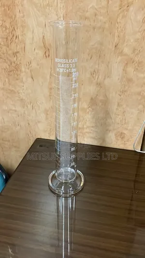 Pair of Measuring Cylinder 100ml Glass ( Borosil)