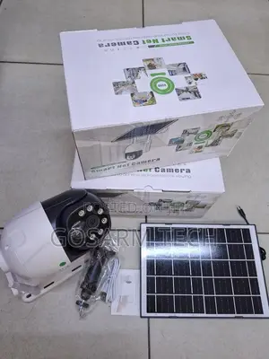 4g Single Lens V380 Solar Powered PTZ Camera With Memory Card Slot