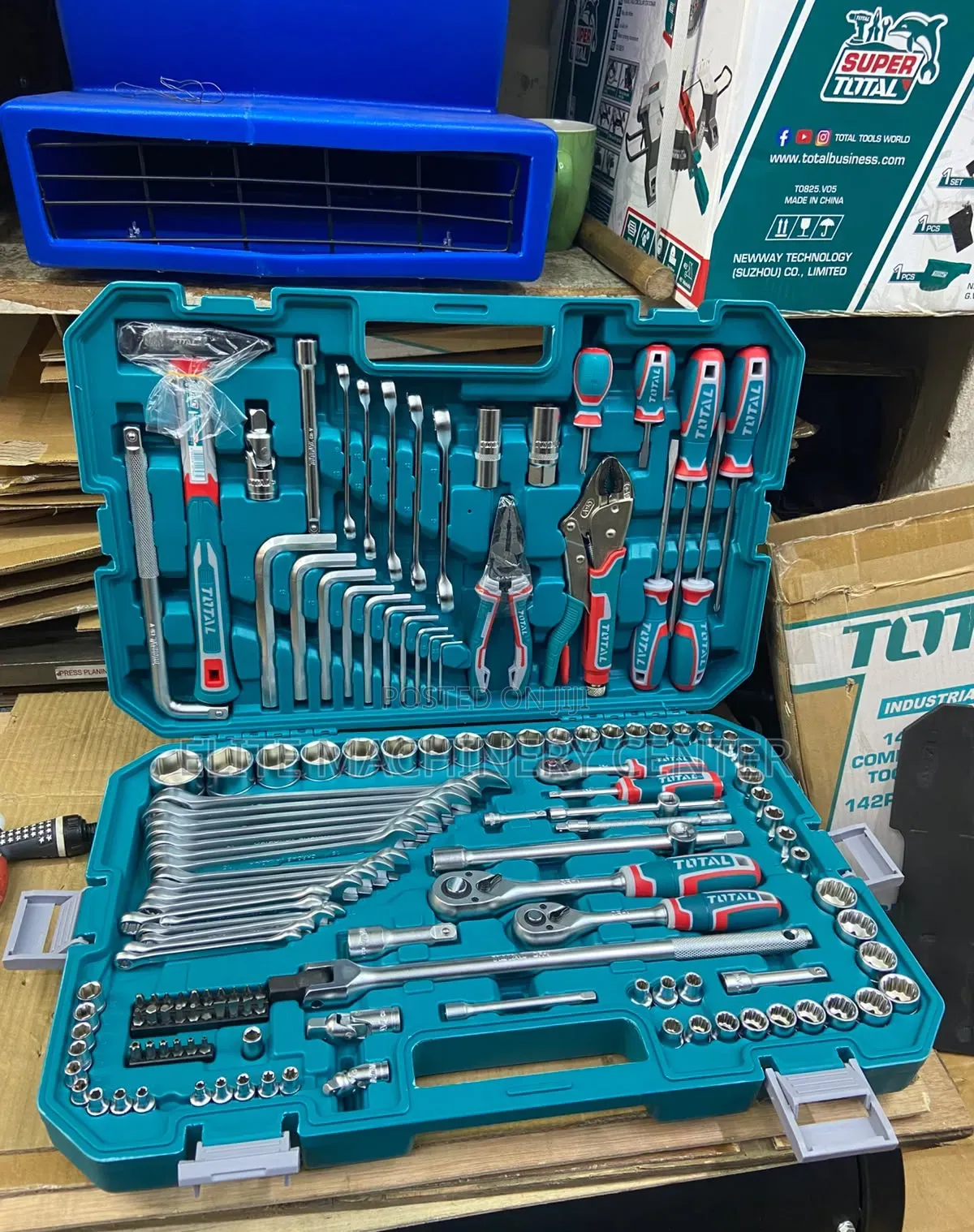 Total 142 PCS Combination Tools Set
