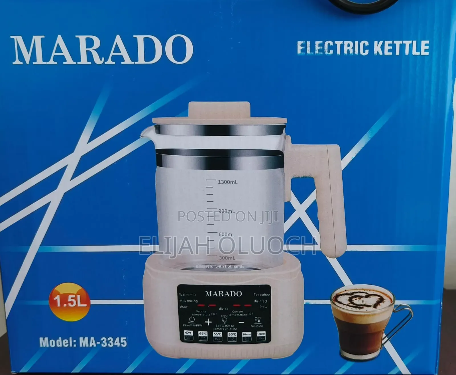 Marado 1.5L 600W Heater Kettle Now Available