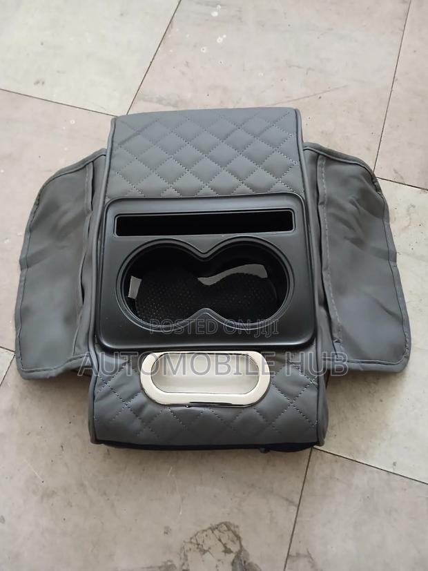 Universal Black Car Armrest Organizer / Console Box – Fits All Cars