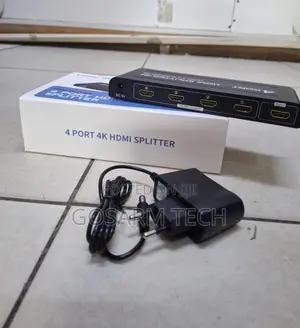 Premium 4-Port HDMI Splitter – Smooth Video Sharing, No Lag