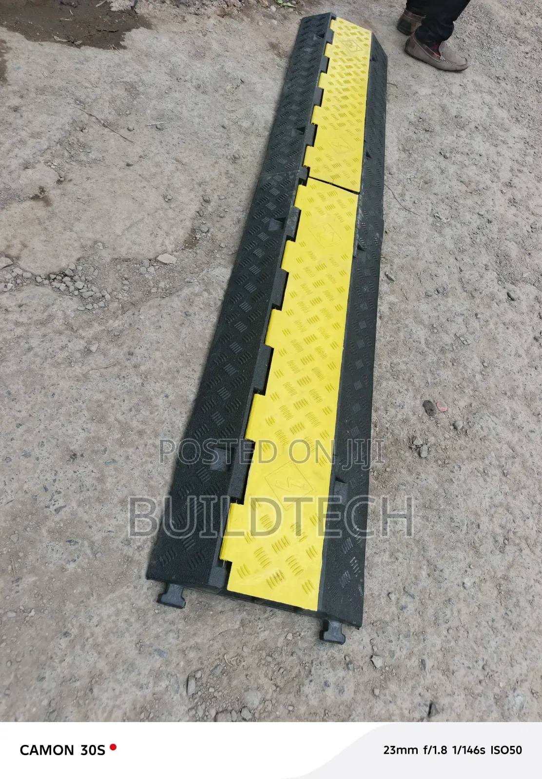 2 Channel Trafficable Cable Protector Ramp