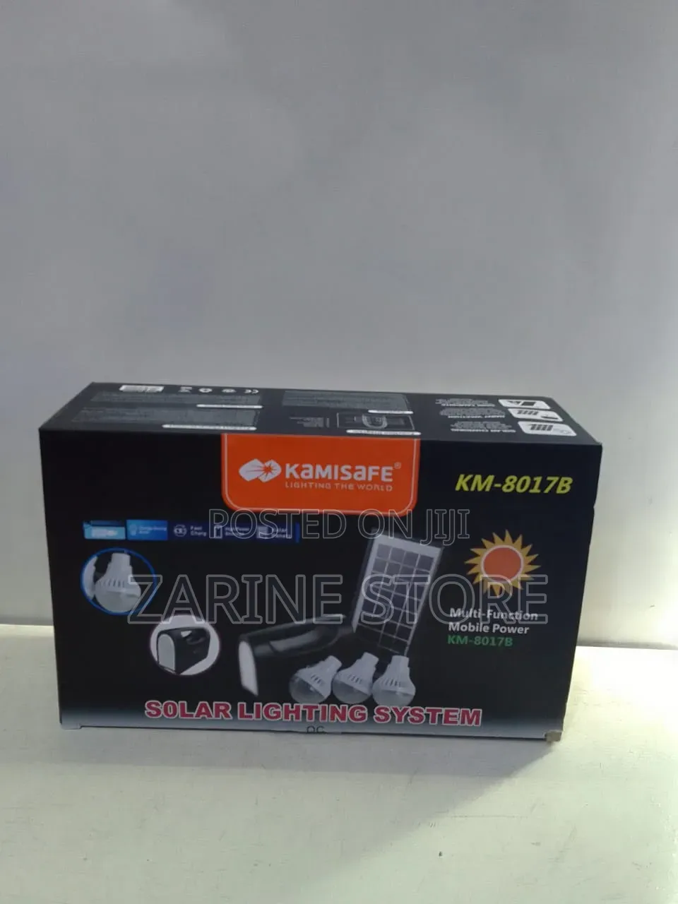 Kamisafe Solar Emergency Light Complete Set