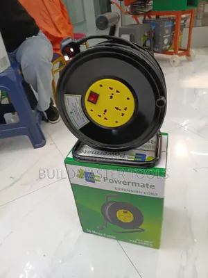 Powermate 50-Meter Extension Cord Cable Reel.