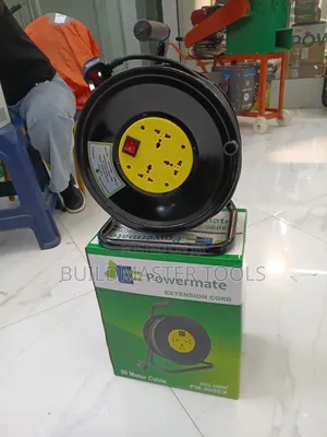 Powermate 50-Meter Extension Cord Cable Reel.