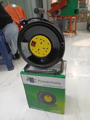 Powermate 50-Meter Extension Cord Cable Reel.