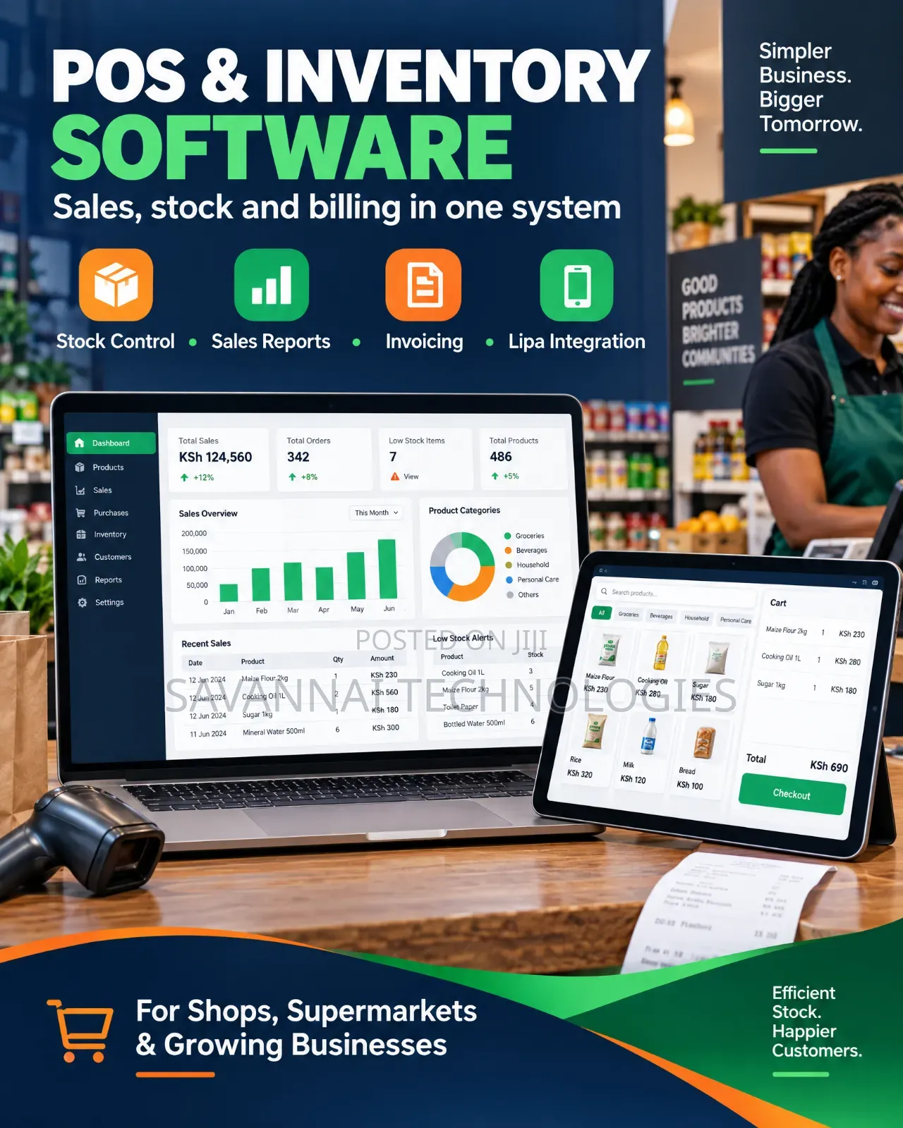 Custom Business Software Developer – POS, Inventory & Billing Systems