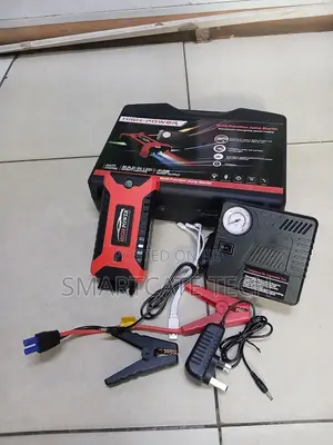 Heavy Duty Car Battery Booster 99800mAh With Tyre Pump