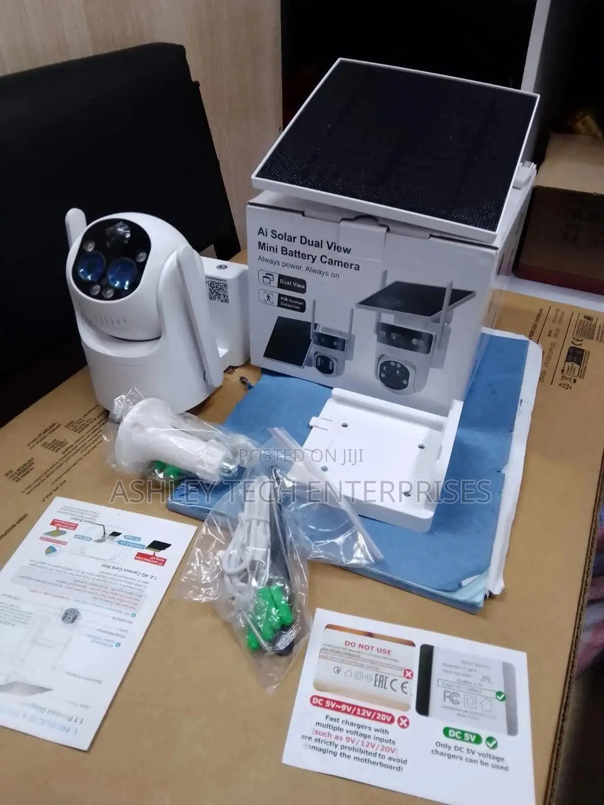 RemoteGuard Ubox 6MP AI Solar Powered 4G Camera
