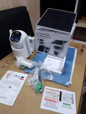 RemoteGuard Ubox 6MP AI Solar Powered 4G Camera