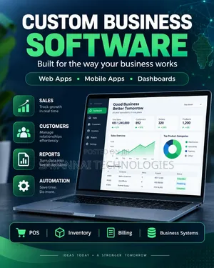 Custom Business Software Developer – POS, Inventory & Billing Systems