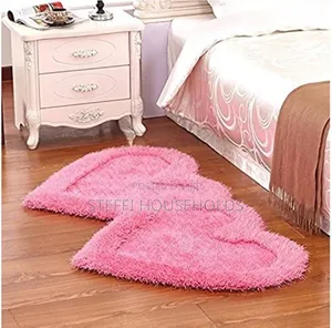 Double Heart Shaped Bedside Mat