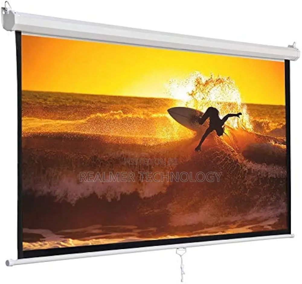 Manual Projector Screen 180 X 180 CMS