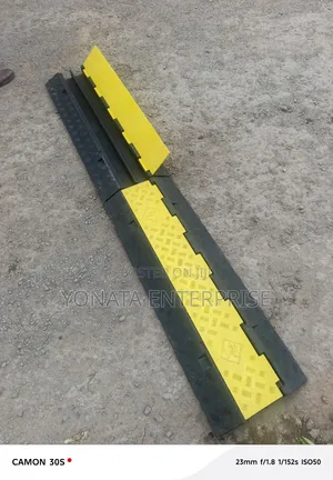 Outdoor 2-Channel Rubber Cable Protector (Heavy Duty)