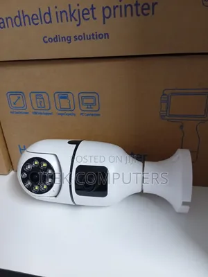 Dual Lens PTZ V380 Pro Bulb Camera for Flexible Indoor Viewing Indoors