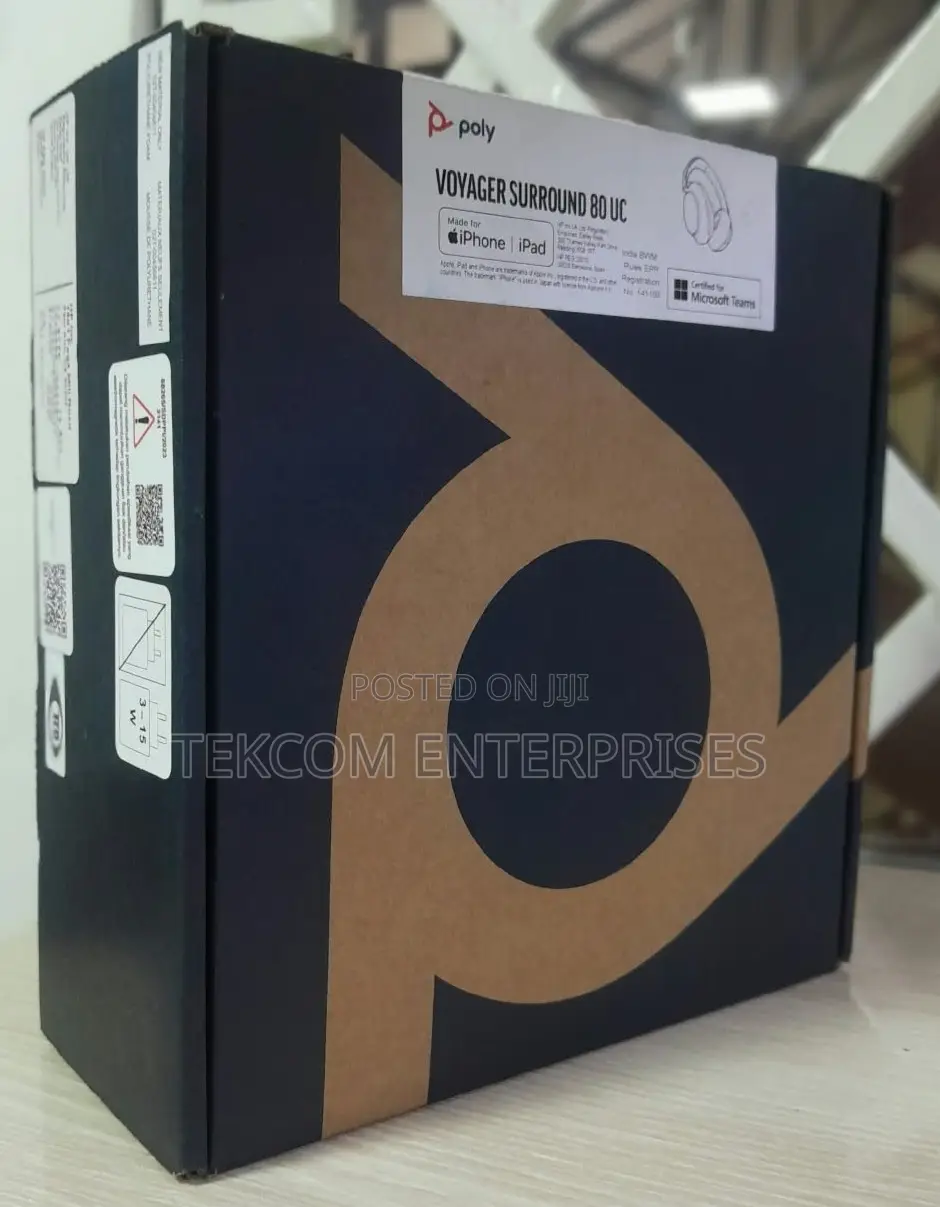 Poly Voyager Surround 80 UC USB-C Headset +USB-C/A Adapter