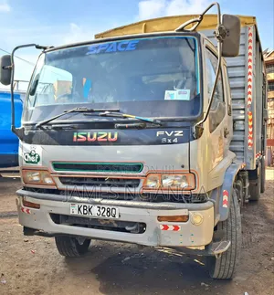 Isuzu FVZ Crane Trucks 2010 Gray
