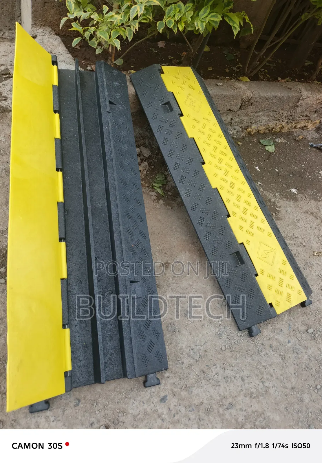 Heavy Duty Traffic Cable Ramp – 2 Channel Cable Protector