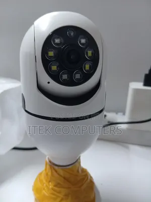 Single Lens V380 Bulb Camera for Indoor and Outdoor Security