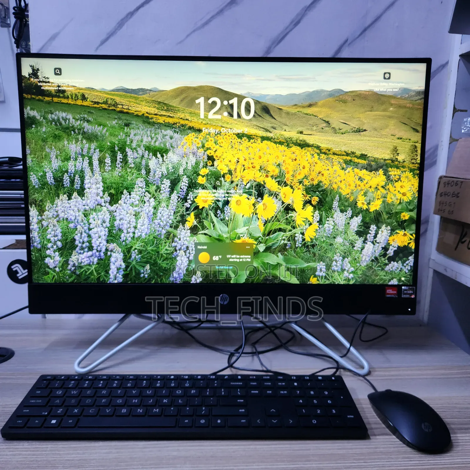 Desktop Computer HP AiO 27 16GB AMD Ryzen 7 SSD 1T