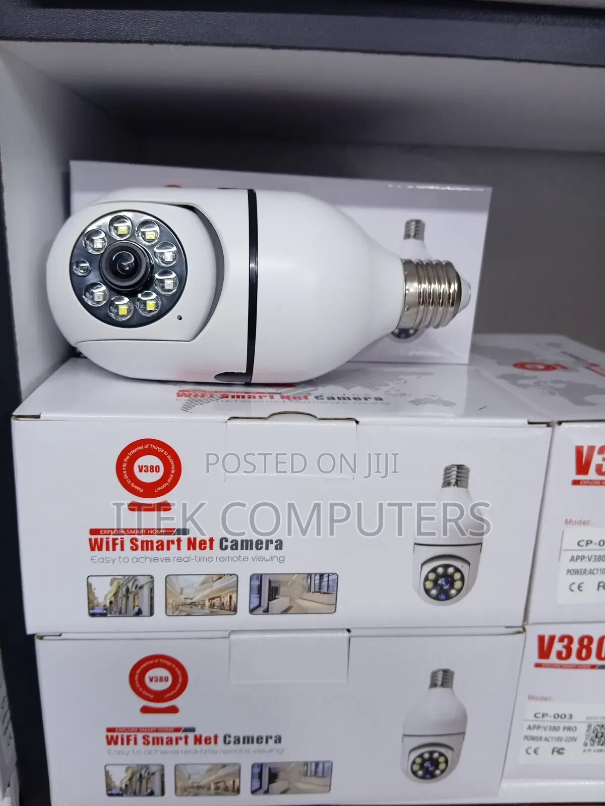 Smart Single Lens V380 Bulb Camera
