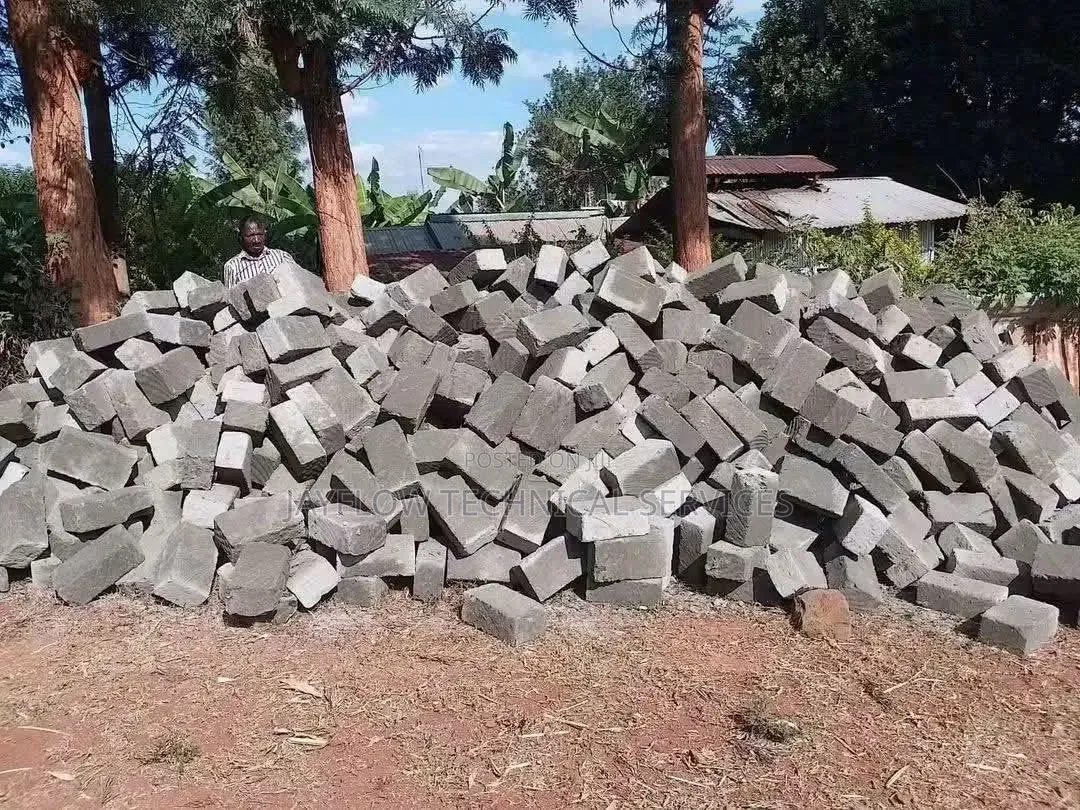 Machine Cut Stones.