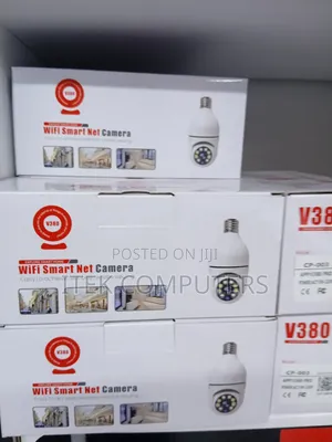 V380 Bulb CCTV Camera for Indoor and Outdoor Area Monitoring