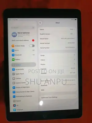 Apple iPad 10.2 (2021) 64 GB Gray