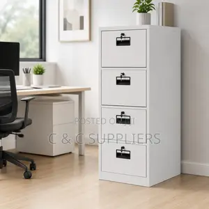 4-Drawer Steel Cabinet With 4-Lock Keys
