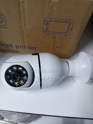 Compact V380 Single Lens Bulb Camera for Property Protection