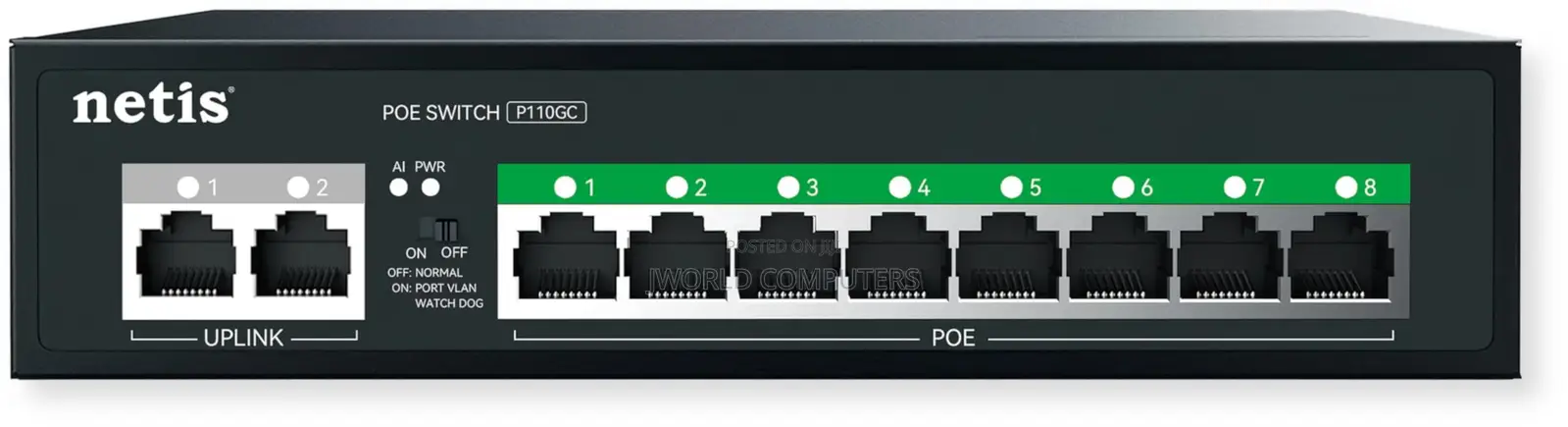 Netis P11OC 8port POE +2uplink