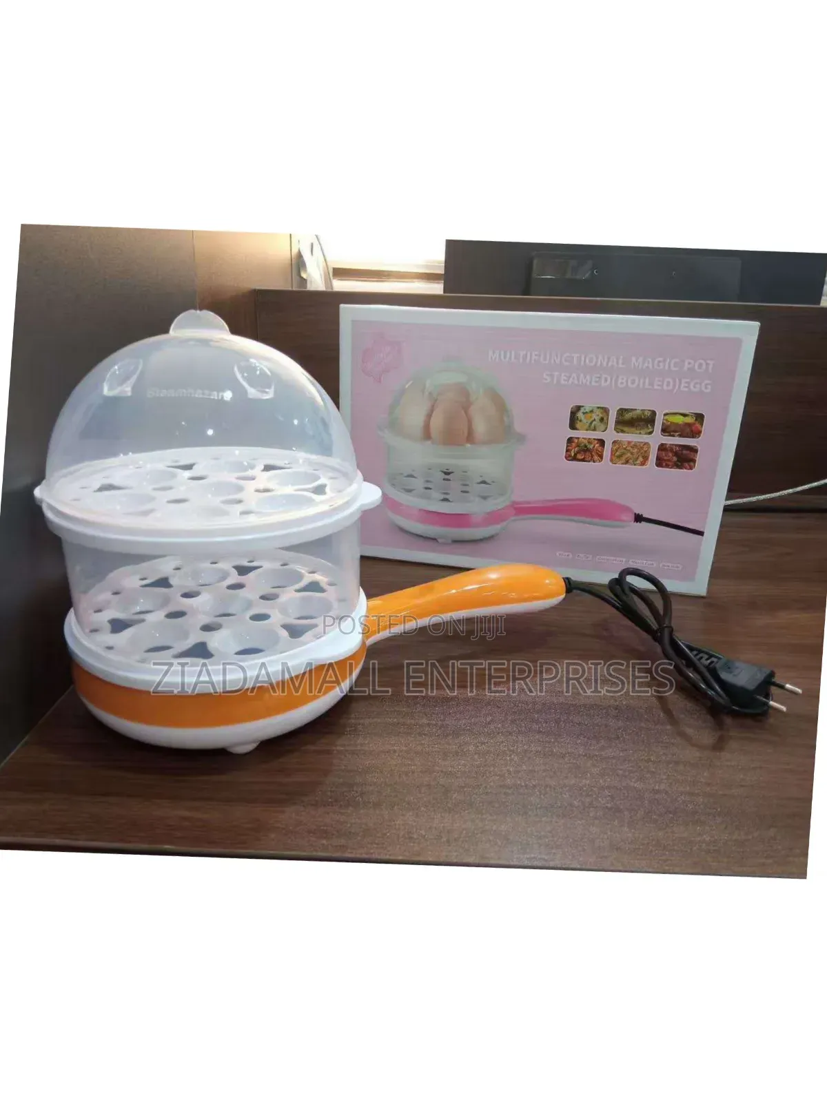Egg Boiler Double With Handle Sks**