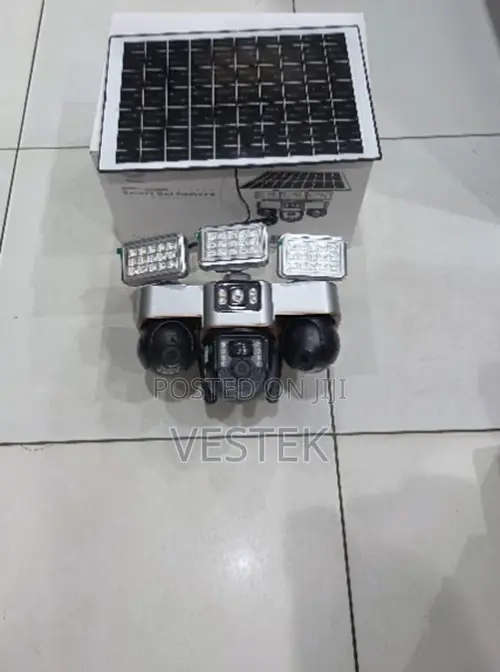 V380 Pro VTS30 4G Solar Powered Security Camera With LED Floodlights