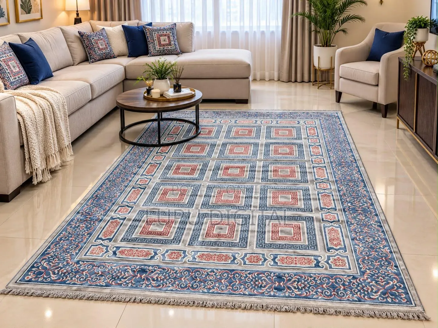Egyptian Made Quality Carpets. Size: 8 by 11