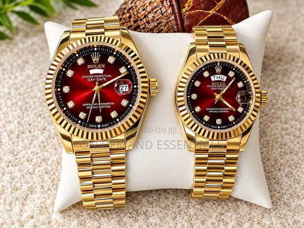 Date Display Couple Rolex Watch - thumbnail 3