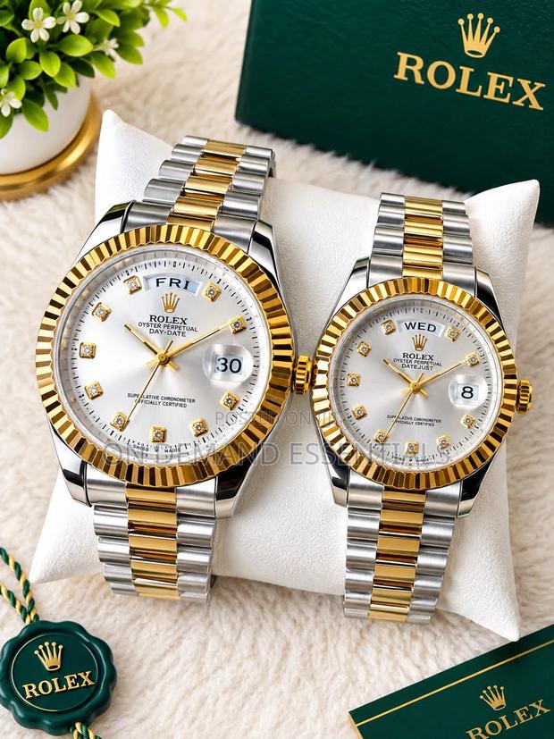 Date Display Couple Rolex Watch - thumbnail 5