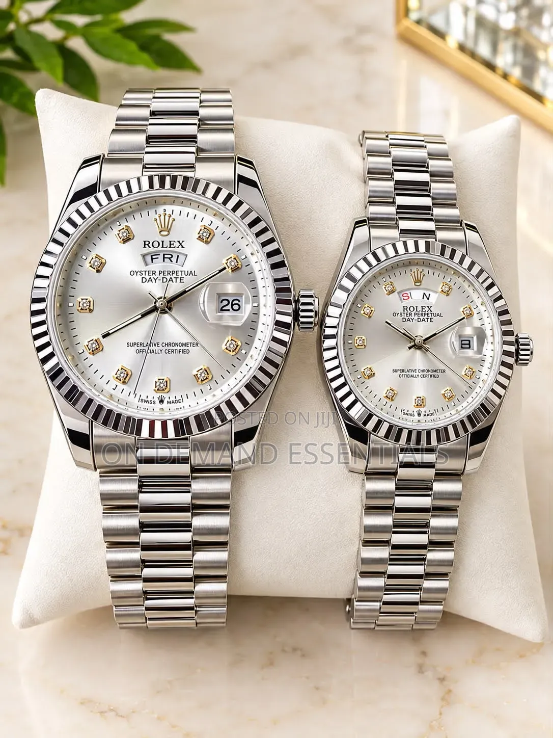 Date Display Couple Rolex Watch