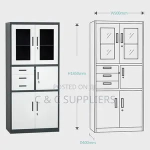 Office Cabinet With Drawers and Safe