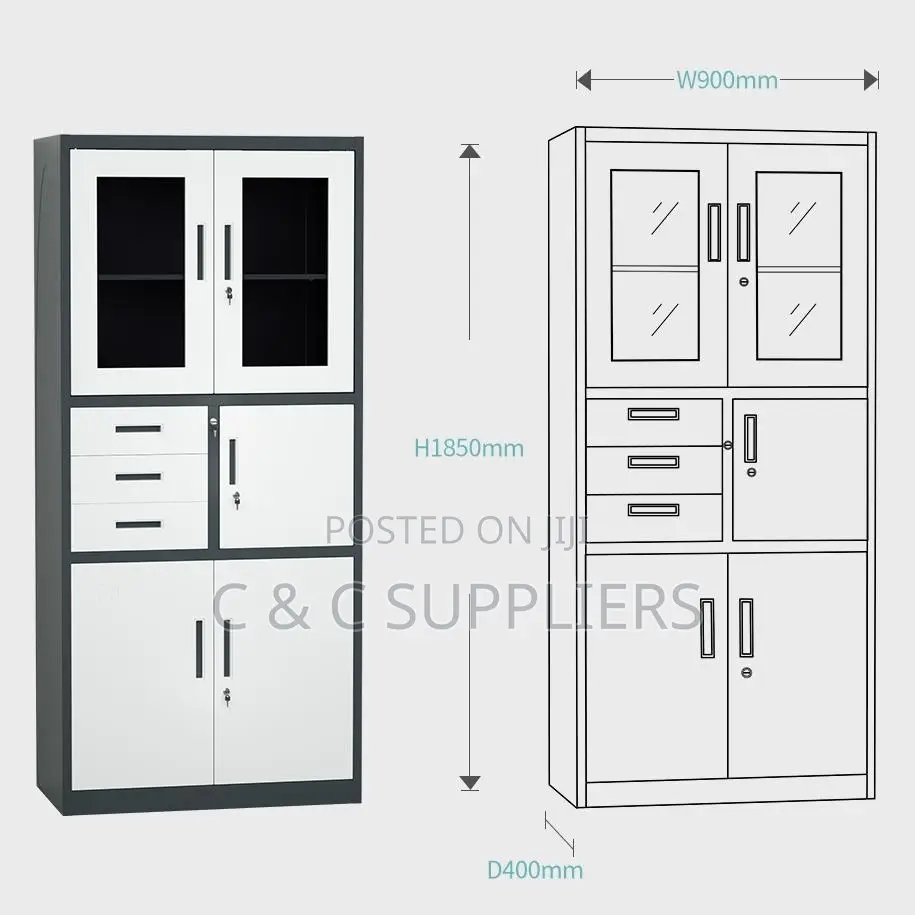 Office Cabinet With Drawers and Safe