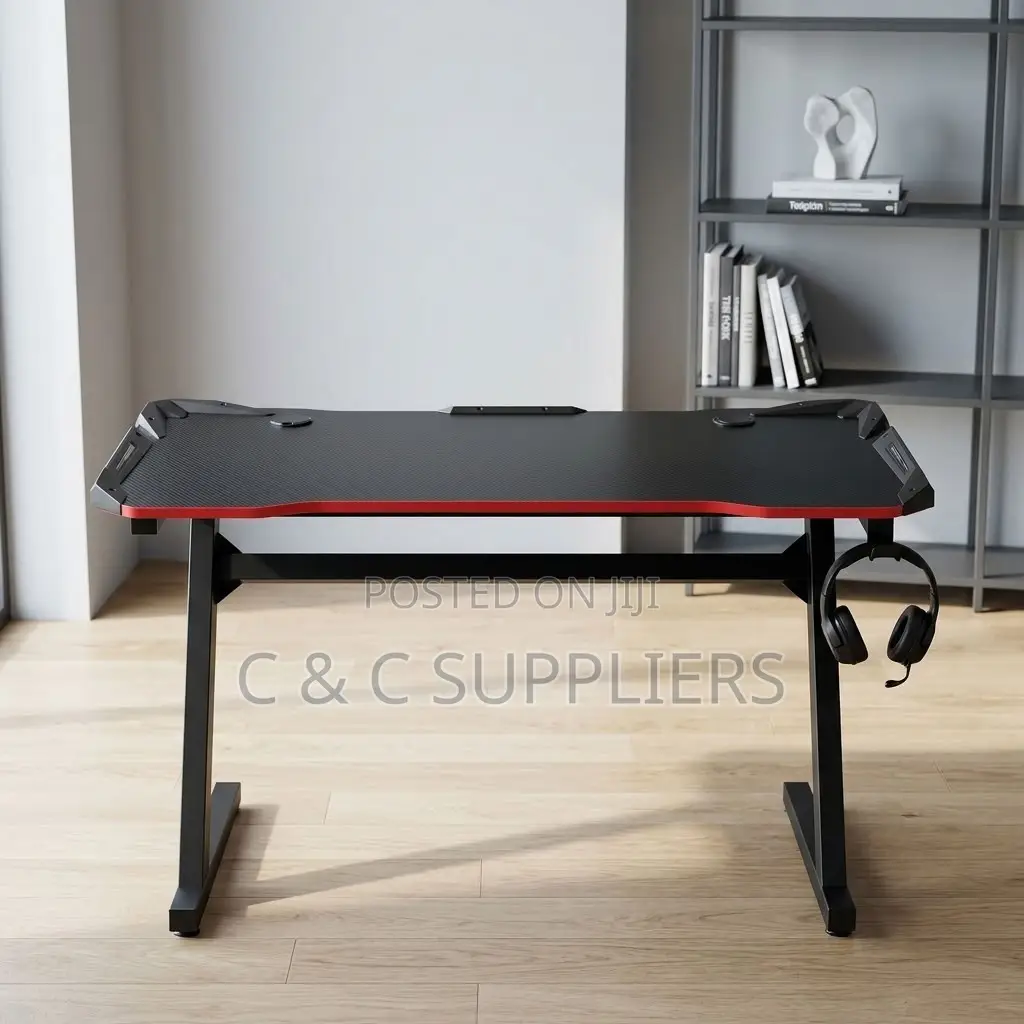 Generic Black Study/Gaming Desk
